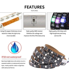Rolo De Fita Led 3m com Controle Bluetooth - comprar online