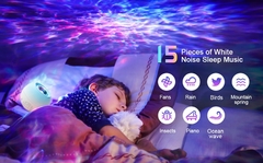 Projetor de Luz Galáxia, Luz do Céu Estrelado, Decoração do Quarto - loja online