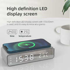 Carregador sem fio Time Despertador LED - comprar online