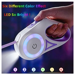 Coleira LED brilhante para cães ajustável