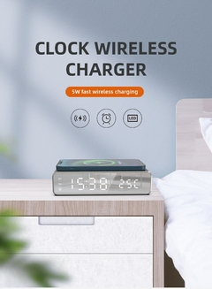 Carregador sem fio Time Despertador LED na internet