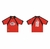 Camiseta Corteiz Alcatraz Football Jersey Red