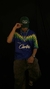 Camiseta Corteiz Jersey American Club Brazil Azul