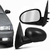 RETROVISOR GOL 95/99 4PTS FIXO ESQ