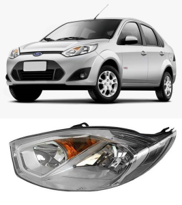 FAROL FIESTA 2010/2014 IMP CROMADO ESQ