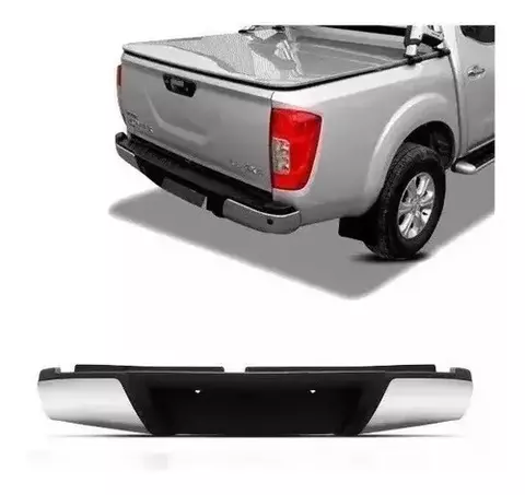 PARACHOQUE FERRO TRASEIRO FRONTIER 2017/ CROMADO S/FURO SENSOR