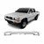 PARACHOQUE FERRO DIANTEIRO HILUX 1992/2001 4X4 CROMADO - comprar online
