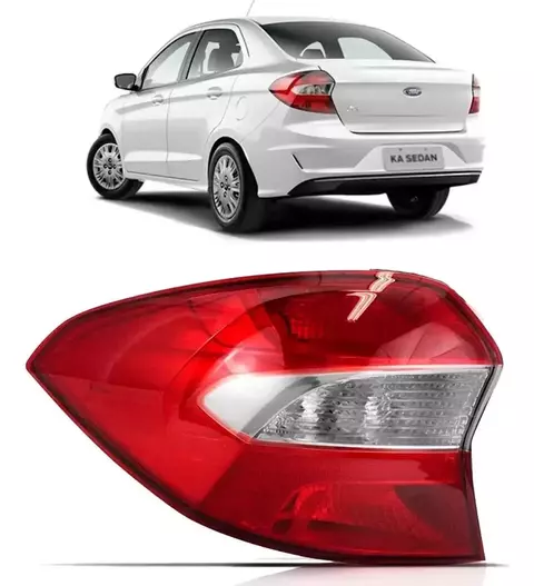 LANTERNA TRASEIRA KA SEDAN 19/ IMPORTADO RE CRISTAL ESQ