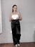 Calça Alfaiataria Acetinada Preta - comprar online