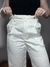 Calça Alfaiataria Acetinada Off White - comprar online