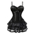 Produtos Black Victorian Corset Dresses Burlesque - comprar online