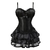 Produtos Black Victorian Corset Dresses Burlesque