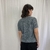 Blusa de fio azul - M na internet