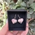 Aros Mini Corazón de Rodocrosita – Delicadeza y Amor Propio
