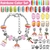 Pandora Alloy Beads Set para Fazer Jóias, Pulseira de Natal, Colares Presente,