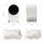 Forma do ovo led luz de mesa organizador espelho de maquiagem organizador caixa - comprar online