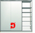PLACAR 2.60 X 2.60 PUERTAS CORREDIZAS mh126 en internet