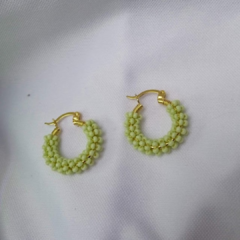 Arracadas bordadas