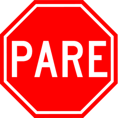 Cartel Vial Pare 60x60cm