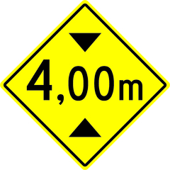 Cartel Vial Altura Limitada 60x60cm - comprar online