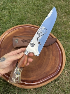 Faca 9'' Inox 420C Terço Mariano - comprar online