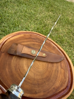 Faca 9'' Nossa Senhora Cabo Talhado Inox