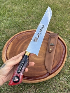 Faca 10'' São Paulo Inox Cabo Marmorizado - comprar online