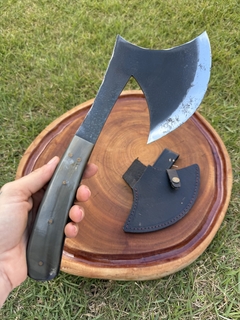 Machadinha 7'' Cabo de Casco de Cavalo Inox Fosfotizado - comprar online
