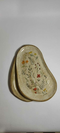 Pratos de sobremesa flor - Feito sob encomenda - loja online
