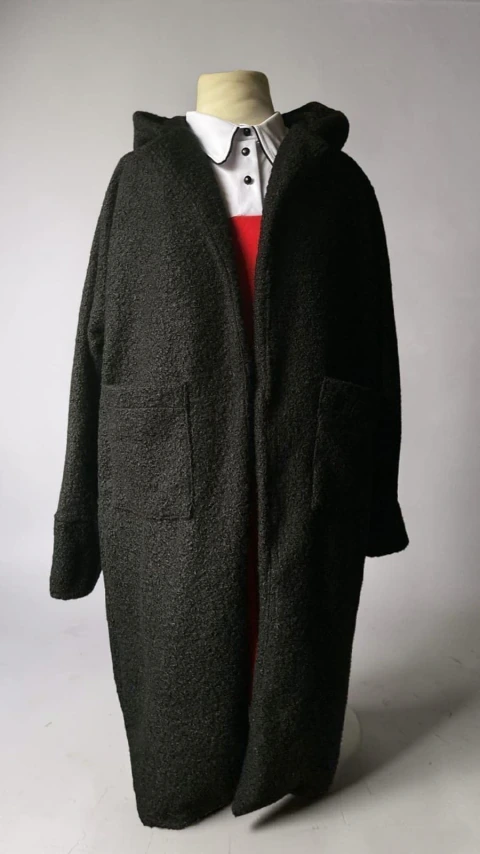 Tapado Bouclé Negro