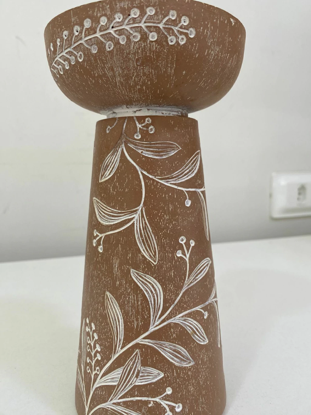 Castiçal Resina 19,5x10