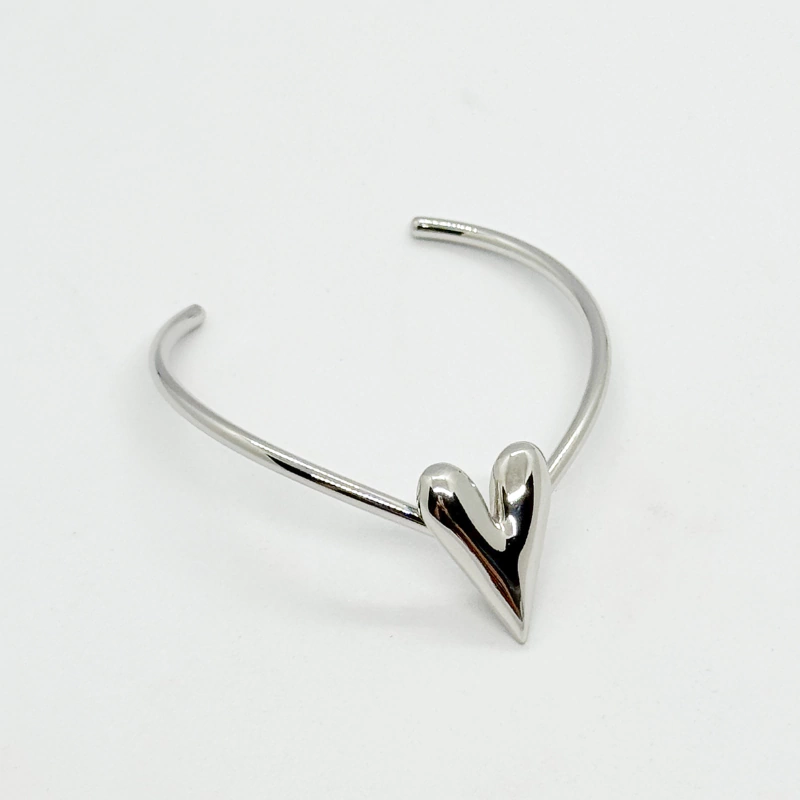 Bracelete Coração - Prateado