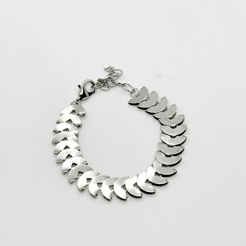 Pulseira Folhas - Prateada