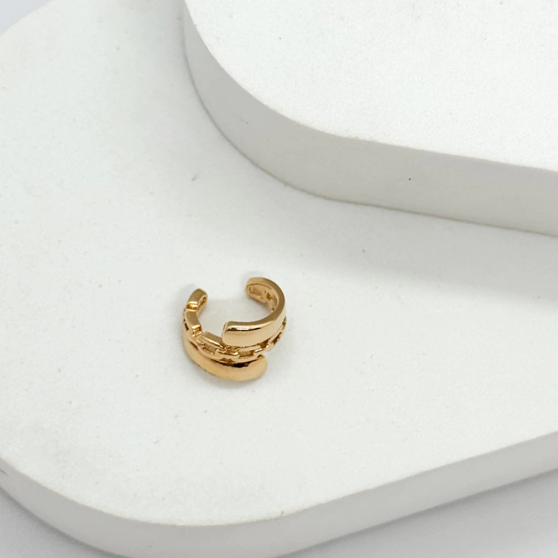 Piercing Fake Corrente - Dourado
