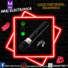 Laser verde larga Distancia Recargable