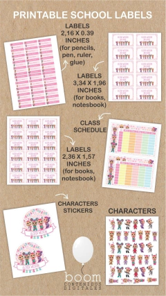 Cry Babies School labels - buy online