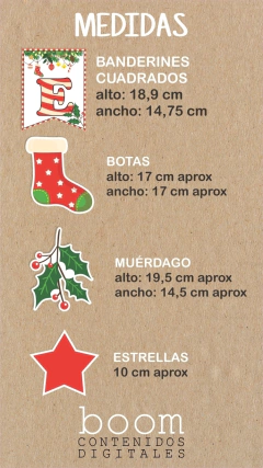 Merry Christmas-Printable decoration Banners - online store