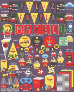 Cars Disney printable party set - buy online