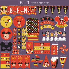 Mickey Mouse printable party set - buy online