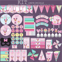 Minnie Mouse printable party set - buy online