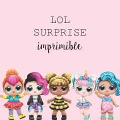 LOL Surprise printable party set