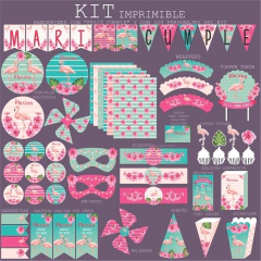 Flamingo printable party set - buy online