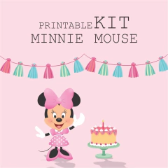 Minnie Mouse printable party set