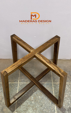 Bases en madera maciza para mesas ratonas en internet