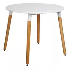 Imagen de Combo mesa Eames 90cm y sillas tulip blancas set 4 unidades. 25%OFF en efectivo