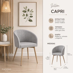 Sillon Capri Design, 20% OFF en efectivo.