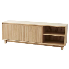 Rack Berlin en madera Paraiso. 25% OFF en efectivo. - Maderas Design