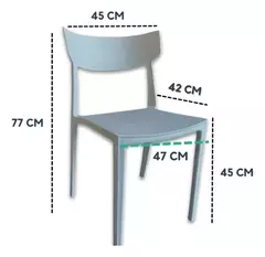 Silla Milo Design set de 4 sillas. 25% OFF en efectivo.