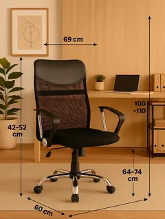 Sillón Ejecutivo Mesh Ergonómico De Oficina, 25% OFF en Efectivo! en internet