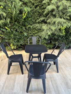 Silla Tolix fibra de vidrio y polipropileno, alta resistencia x 6 unidades. 20% OFF en efectivo. - comprar online